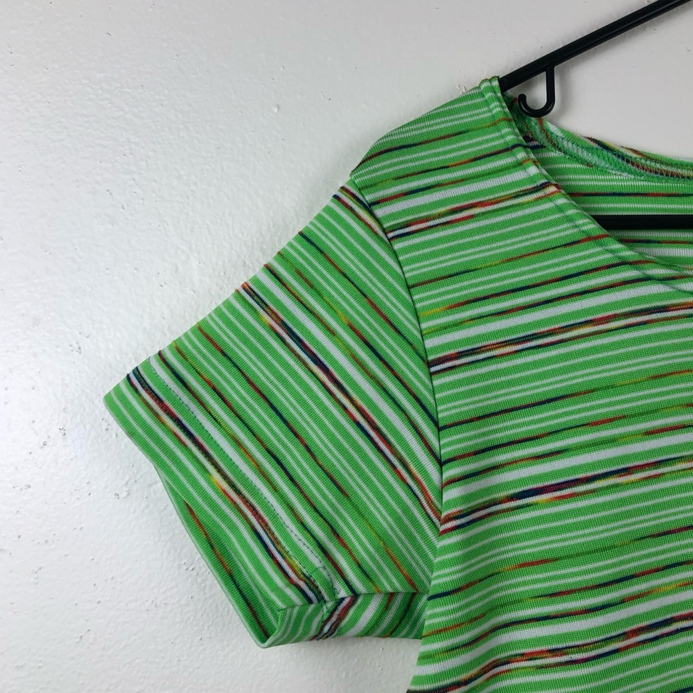Vintage L.A Gold Stripe Crop Top - Picture 2 of 4